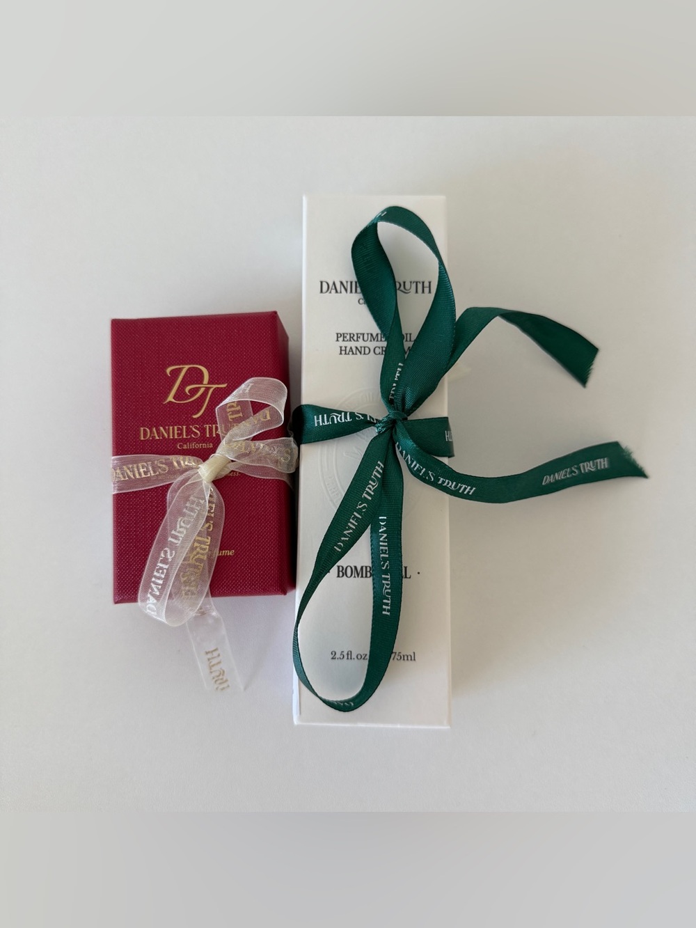 Daniel’s Truth hand cream and oil